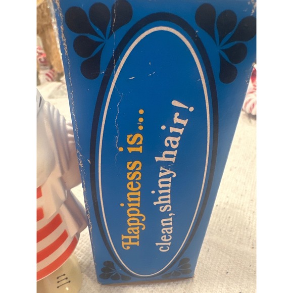 Avon Peanuts Linus Non Tear Shampoo Bottle 1970s Collectible FULL vintage - Picture 4 of 6